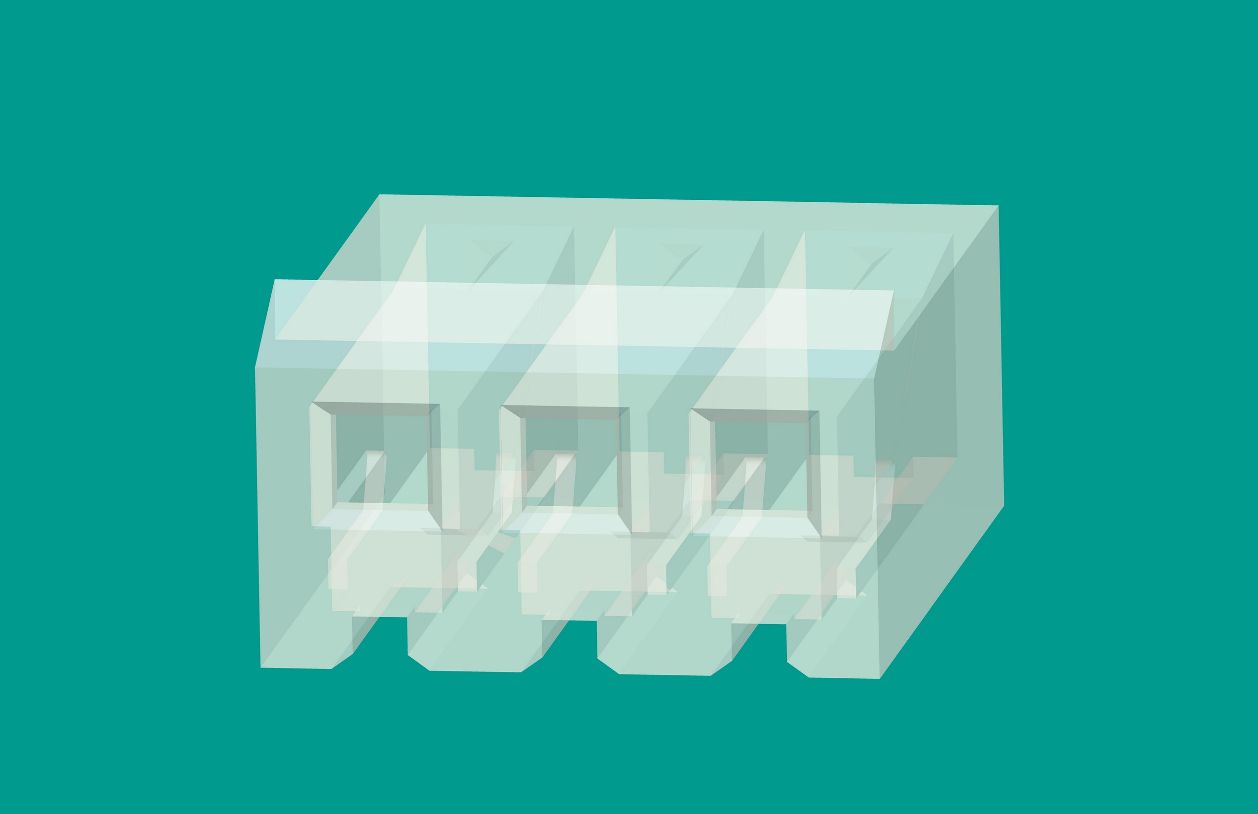 Rectangular Connectors-3.96mm 3962 Series