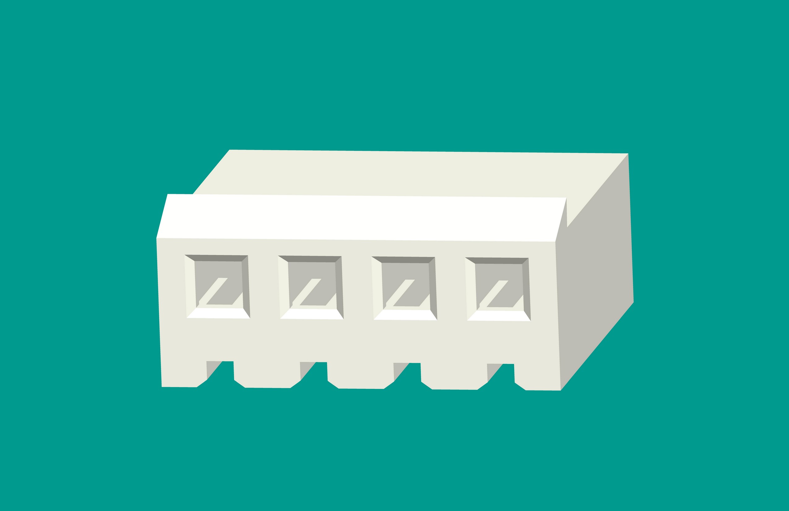 Rectangular Connectors-3.96mm 3962 Series