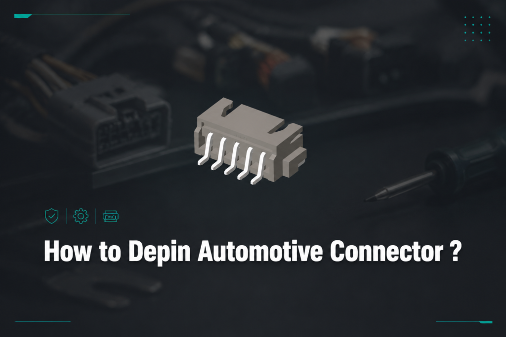 How to Depin Automotive Connector?