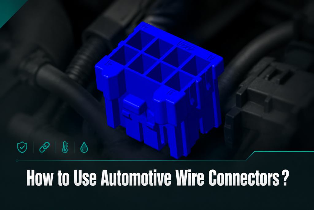 How to Use Automotive Wire Connectors?