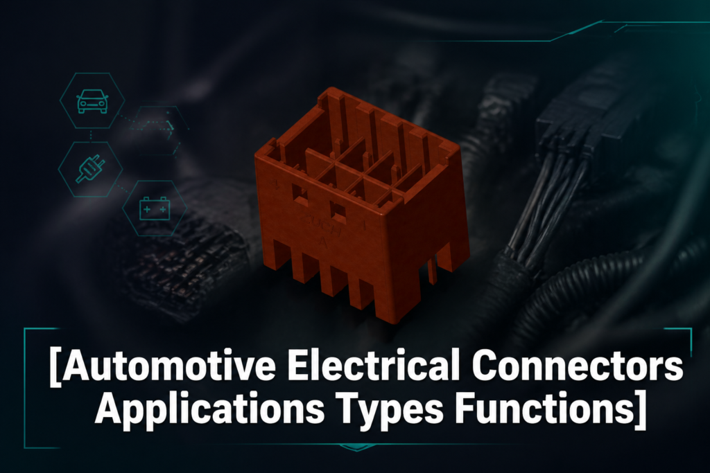 Automotive Electrical Connectors Applications Types Functions