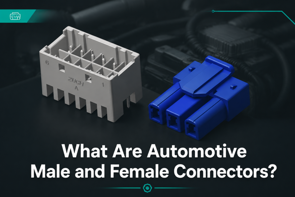 What Are Automotive Male and Female Connectors?