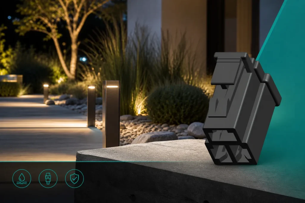 Landscape Lighting Connectors for Outdoor Applications