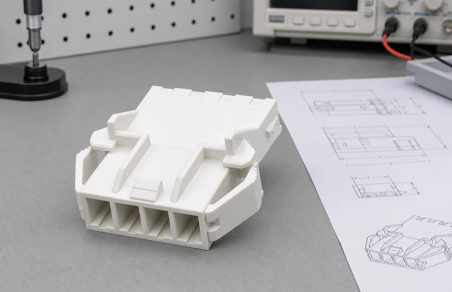 Energy storage connector interface reviewed against controlled drawing