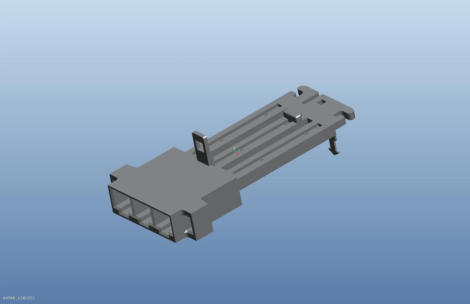 Motor connector product view for terminal and housing review