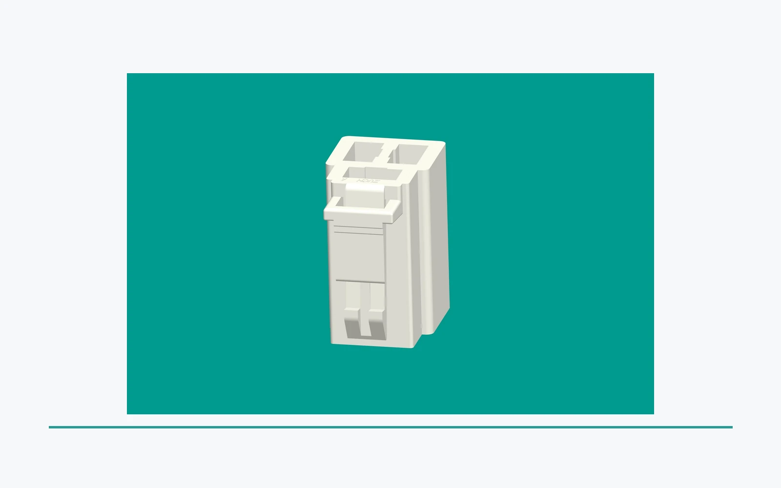 Quick connector product view for service and termination review