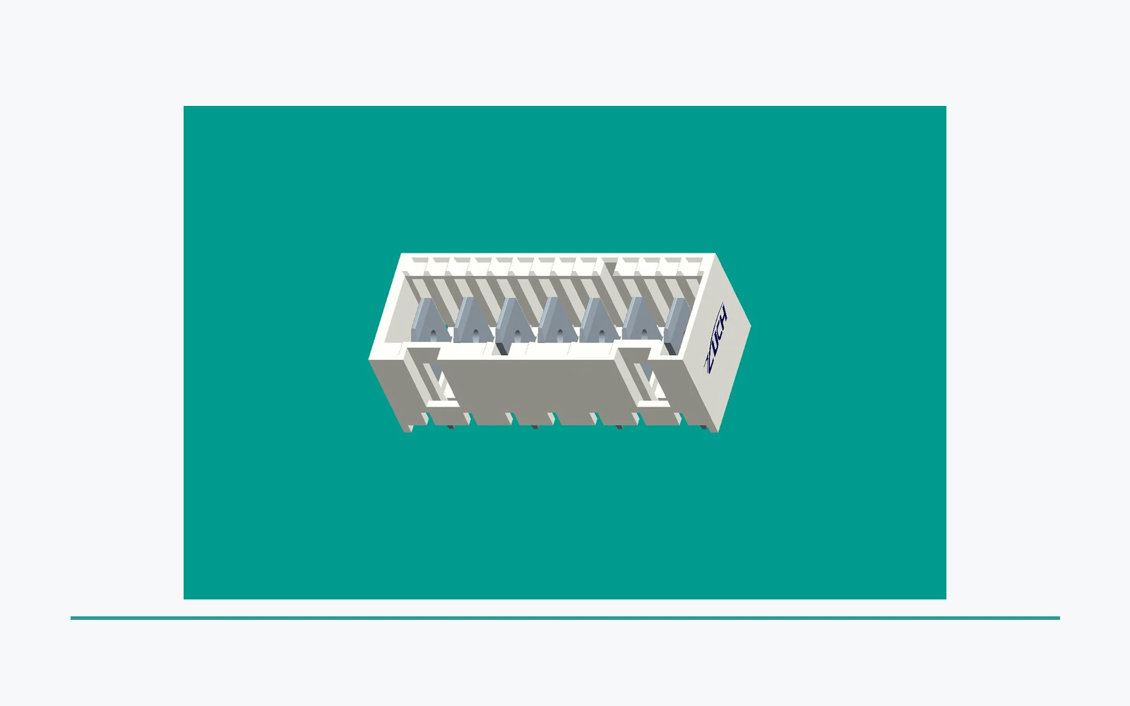 RAST connector product view for controlled termination-interface review