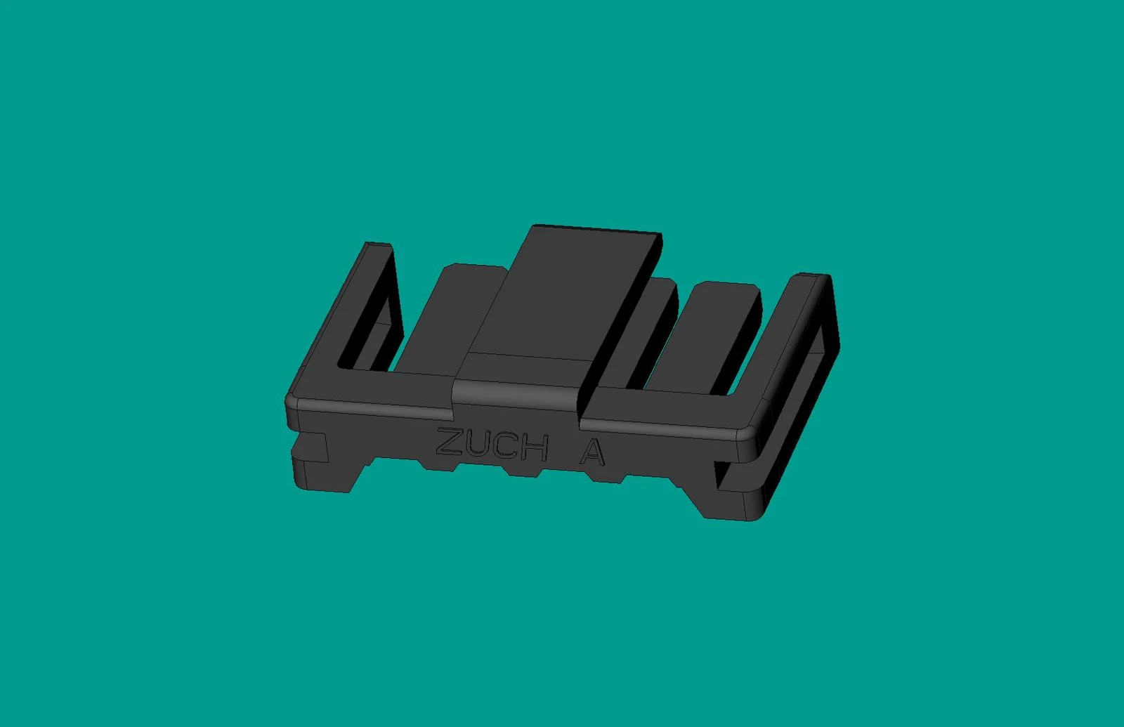 Rectangular connector product view for a documented assembly inquiry