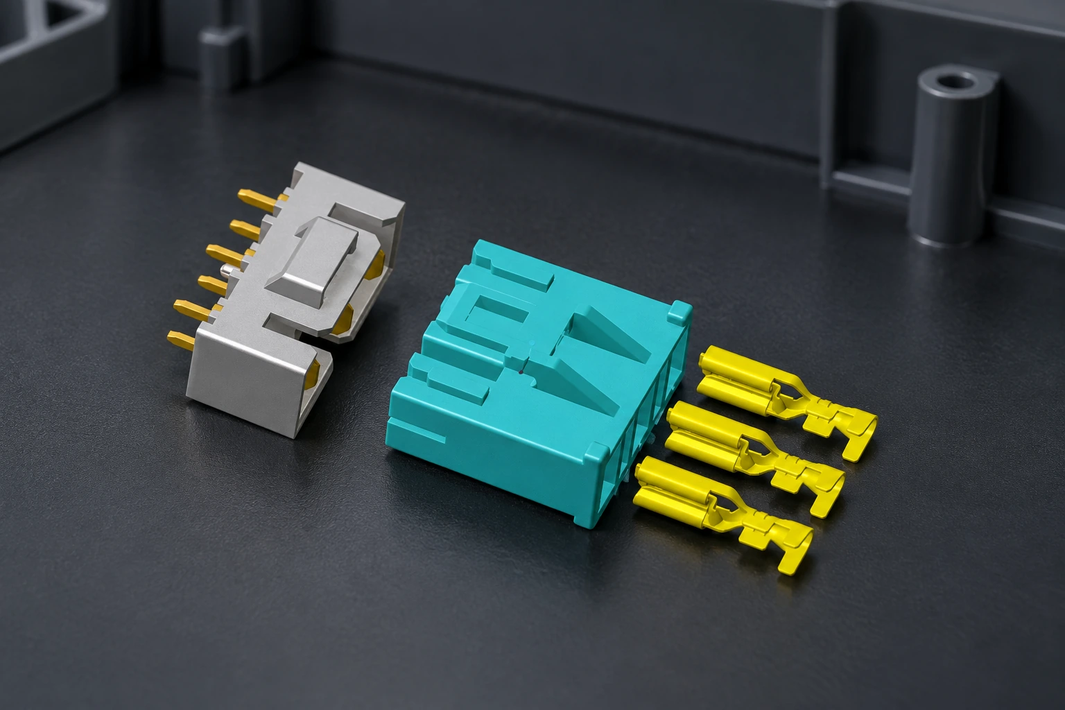 187 all-in-one connector components positioned for drawing-led compatibility review