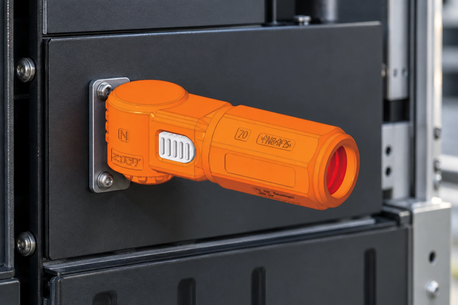 CT busbar junction box positioned with clear mounting and service datums