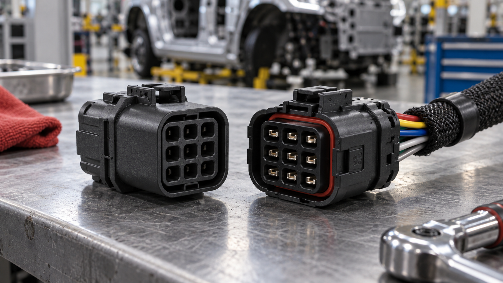 What Is a 9-Pin Automotive Connector Used For?